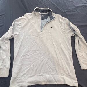 Vineyard Vines Light Blue Quarter-Zip Pullover